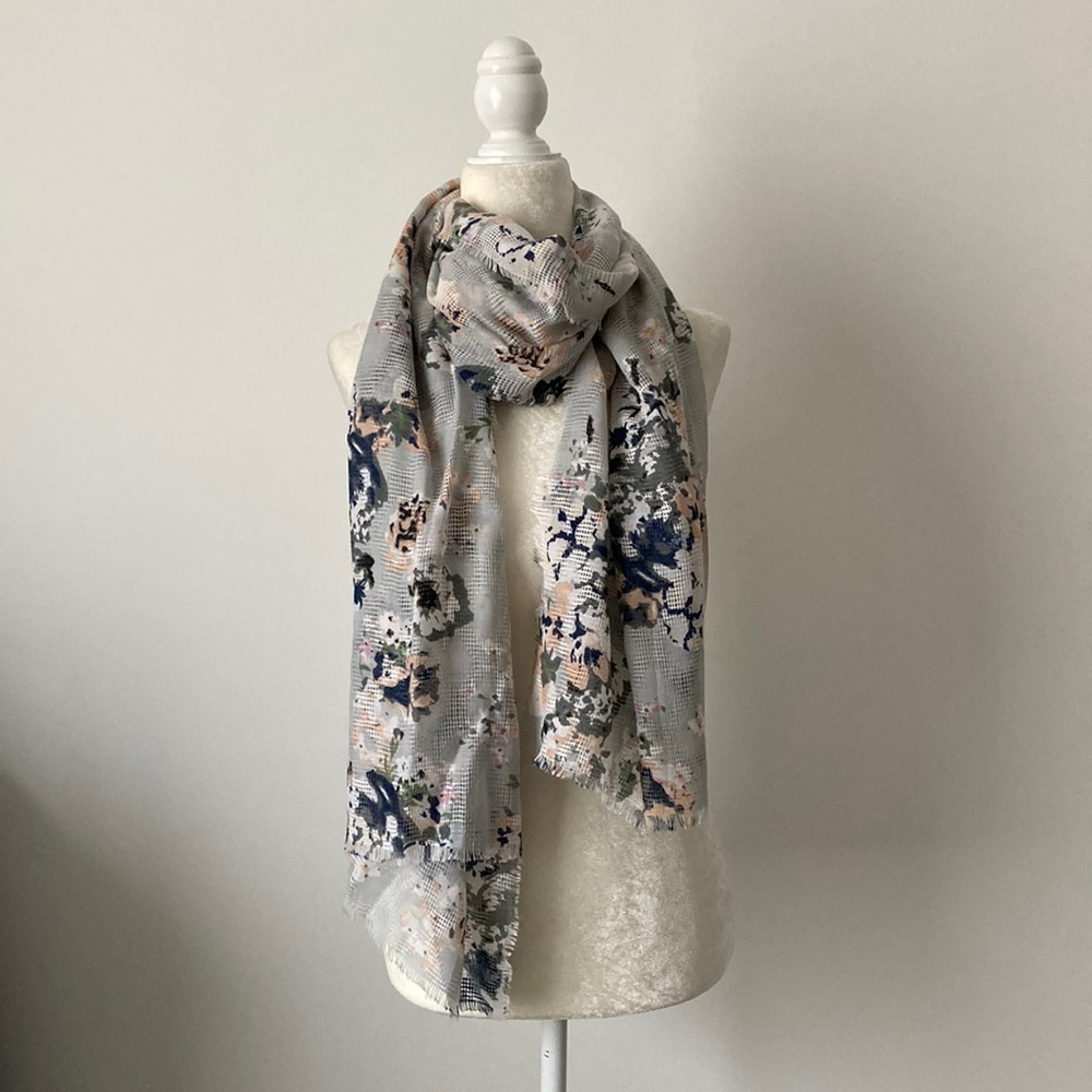 Floral Print Scarf